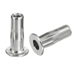 M8 Multi-grip Rivet Nuts, 8pcs Pre-bulbed Insert Nut 304 Stainless Steel. Fixed Price $20.49.
