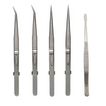 Tweezers, 5pcs Precision Tweezers Set - Anti Static Stainless Steel Tweezer.... Fixed Price $15.24.