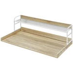Washer Dryer Countertop With 2-tier Shelf, 54" X 27" Wooden And Cou. Fixed Price $134.31.