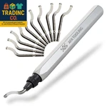 Afa Tooling - Deburring Tool Micro-polished & Anodized Handle With 11 High-speed. Fixed Price $18.99.