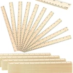80 Pcs Wooden Ruler Bulk 12 Inch Measuring Tools With 2 Scales Beige. Fixed Price $20.18.