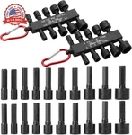 Bates Choice Power Nut Driver Set, 20 Pcs, Metric & Sae, 1/4" Hex Shank, Impact. Fixed Price $10.11.