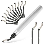 Deburring Tool Set With 12 Hss Blades For Metal & 3d Prints Hand. Fixed Price $10.07.