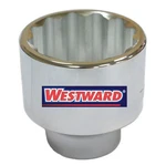 Westward 1 In Drive, 1-5/8" Sae Socket, 12 Points, Steel, Chrome,. Fixed Price $44.90.