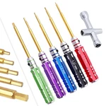 5pcs Frihobby Small Rc Hex Screwdriver Set 0.9mm 1.27mm 1.3mm 1.5mm 2.0mm Hex.... Fixed Price $27.60.