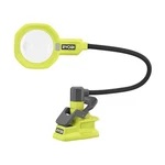 Ryobi Magnifying Clamp Light 18v Led 16 In Flexible Neck Rotating Base Tool Only. Fixed Price $46.99.