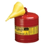 Justrite 7150110 Red Metal Safety Can 5 Gallon W/ Funnel. Fixed Price $94.95.