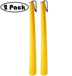 Rms A Set Of Two 24" Long Handled Shoe Horn W Curved Handle And Hang Up String. Fixed Price $19.99.