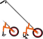 2-in-1 Manual Wheel Hoe Garden Cultivator, Push Plow With Adjustable Long Handle. Fixed Price $130.55.