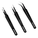 Howfixit Precision Tweezers Set, Esd Anti-static Stainless Steel With Black. Fixed Price $10.77.