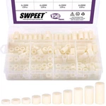 Swpeet 150pcs Nylon Round Spacer Standoff Screw Nut One Size, White. Fixed Price $13.99.