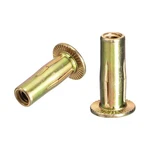 Uxcell 1/4-20 Multi-grip Rivet Nuts, 25pcs Pre-bulbed Shank 1/4-20, Brass. Fixed Price $23.63.