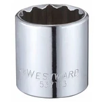 Westward 3/8 In Drive, 1" Triple Square Sae Socket, 12 Points, Steel,. Fixed Price $15.89.
