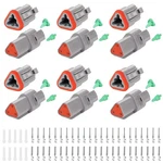 Gkg Dtk3-1 3 Pin Deutsch Connector Kit,6 Sets Dt Pin,gray.... Fixed Price $23.45.