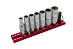Vim Tools 7-piece Dual Drive Fractional Sae Deep Chrome Sockets Set Dd400d. Fixed Price $44.95.