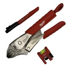 Milwaukee Tool Lot Locking Pliers + Mini Level Inkzall. Fixed Price $34.99.