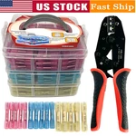 1000pcs Heat Shrink Butt Wire Connectors Insulated Crimp Terminals Crimper Tools. Fixed Price $22.95.