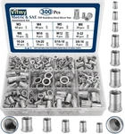 Vifmy 300pcs Rivet Nut Assortment Kit Metric Sae Stainless Steel Rn-002. Fixed Price $52.99.