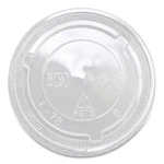 Karat Pet Lids, X Straw Hole, Fits 8-10 Oz Cups, Plastic, Clear, 1,000/carton. Fixed Price $52.66.