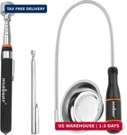 Horusdy 4-piece Telescoping Magnetic Pickup Tools Set - Extendable Pick. Fixed Price $15.15.