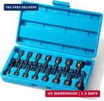 Bates- Magnetic Nut Driver Set For Impact Drill, 15 Pcs, 1/4" Hex Shank, Metric. Fixed Price $20.95.