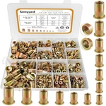 Metric & Sae Rivet Nuts Assortment Kit, M3 M4 M5 M6 M8 M10 M12#6-32#8-32#10-2.... Fixed Price $32.81.