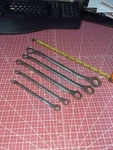 Sears Craftsman Usa V 5 Piece Metric Offset Box End Wrench Set Rare Sizes 12 Pt. Fixed Price $71.17.