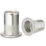 Vgbuy 80pcs 1/4-20unc Rivet Nut 304 Stainless Steel Rivnut Threaded Insert Nu.... Fixed Price $15.67.