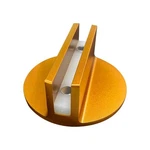 Universal Magnetic Jack Pad, 0.37" Slotted Aluminum Grooved 2.99 Inch, Orange. Fixed Price $14.43.