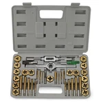 J&r Quality Tools 40piece Titanium Coated Tap & Hexagon Die Set Sae. Fixed Price $72.87.