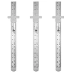 3 Pack Machinist Ruler 6 Inch Metal Pocket Ruler, 6" Millimeter With.... Fixed Price $13.79.