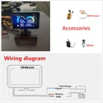Multi-function 12/24v Car Truck Oil Pressure/voltmeter/water Temp/oil Fuel Gauge. Fixed Price $49.08.