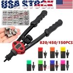 615x Rivet Nut Tool Kit Stainless Steel 304 Flat Head Rivnut Threaded Insert. Fixed Price $57.99.