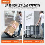 800lb 2-in-1 Aluminum Hand Truck, Converts To Cart, W/ Wheels, Heavy Duty. Fixed Price $212.99.