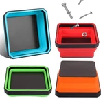 4-pack Magnetic Tool Tray Set: Collapsible Silicone Bowls For Small Parts. Fixed Price $31.87.