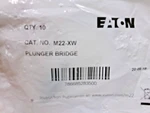 (2pks) Qty Of 10 New Eaton M22-xw Plunger Bridge. Fixed Price $14.00.