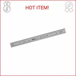 Mitutoyo 182-207, Steel Rule, 6" X 150mm, (1/10, 1/100", 1mm, 1/2mm), 1/64" Thic. Fixed Price $22.96.