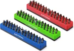 3pcs 1/4" Magnetic Hex Bit Holder, 43 Holes Storage With Strong Bas. Fixed Price $39.95.