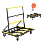 Vevor Drywall Cart Dolly 1800 Lbs Load Steel Panel Handling Plywood. Fixed Price $169.99.