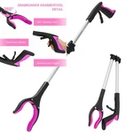 32 Inch Grabrunner Heavyduty(up To 10 Lbs) Reacher Grabber Tool With Pink. Fixed Price $13.14.