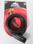 Master Lock 8126d Bike Security 6" X 5/16" Keyed Cable Lock, New. Fixed Price $11.95.