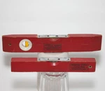 Set Of 2 Johnson Red Wooden Levels 7" Mini & #900 9" Torpedo Milwaukee Wisc. Usa. Fixed Price $25.99.
