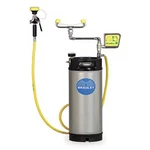 Bradley S19-672 Pressurized Portable Eyewash, Pressurized, 5 Gal Tank Capacity,. Fixed Price $1226.99.