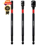 Geinxurn 3pcs Impact Socket Adapter Set,1/4" 3/8" And 1/2" Drive, One Size. Fixed Price $17.99.