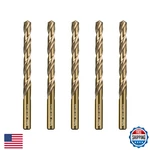 Sali 5pcs 3/8" M35 Cobalt Hss Jobber Length Drill Bit Set For Metal. Fixed Price $38.12.