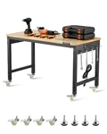 Vevor 48 Inch Adjustable Workbench Model Fgm4824v 2000 Lbs. Fixed Price $259.99.