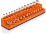 Magnetic Socket Organizer 1/4-inch Drive Sae Orange Holds 26 Sockets. Fixed Price $22.05.