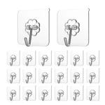 Adove Adhesive Hooks For Hanging, Heavy Duty Wall 20 Pack, Removable St.... Fixed Price $8.65.
