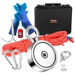 Vevor Magnet Fishing Kit 1200lbs Pulling Double Sided 2.95" Dia. Fixed Price $51.90.