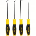 Stanley 82-115 4 Piece 6" Pick Hook Set Textured Rubber Grip. Fixed Price $18.95.